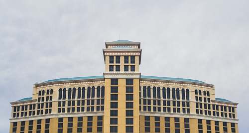 office building yellow building las vegas